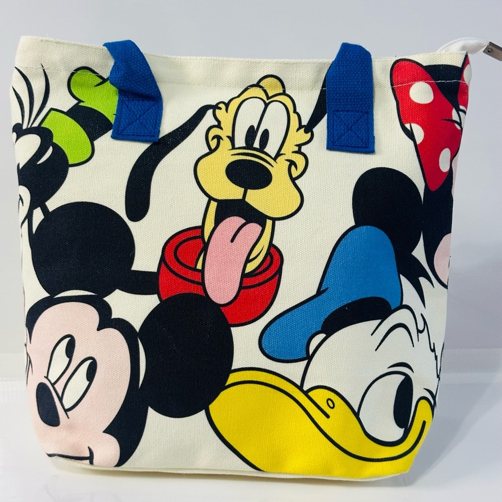 Disney Character / Mickey Mouse Tote Bag - Blue, Yellow, Red, Black